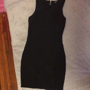 Black Ribbed Dress